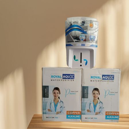 Royal Aqux Copper Mineral+ro+uv+tds 12 L Ro + Uv + Uf + Tds Water Purifier